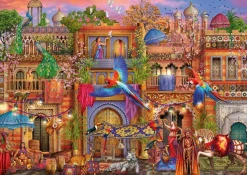 Bluebird Puzzle Arabische straat - puzzel van 4000 stukjes