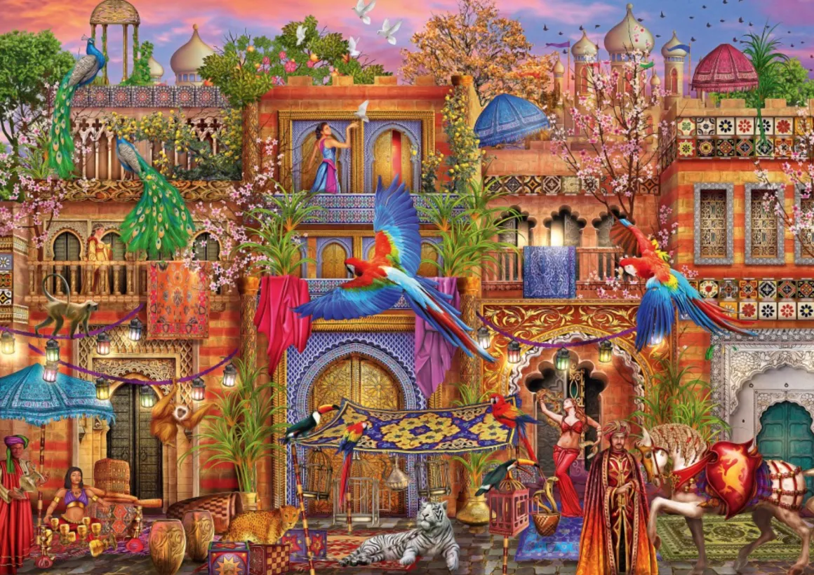 Bluebird Puzzle Arabische straat - puzzel van 4000 stukjes