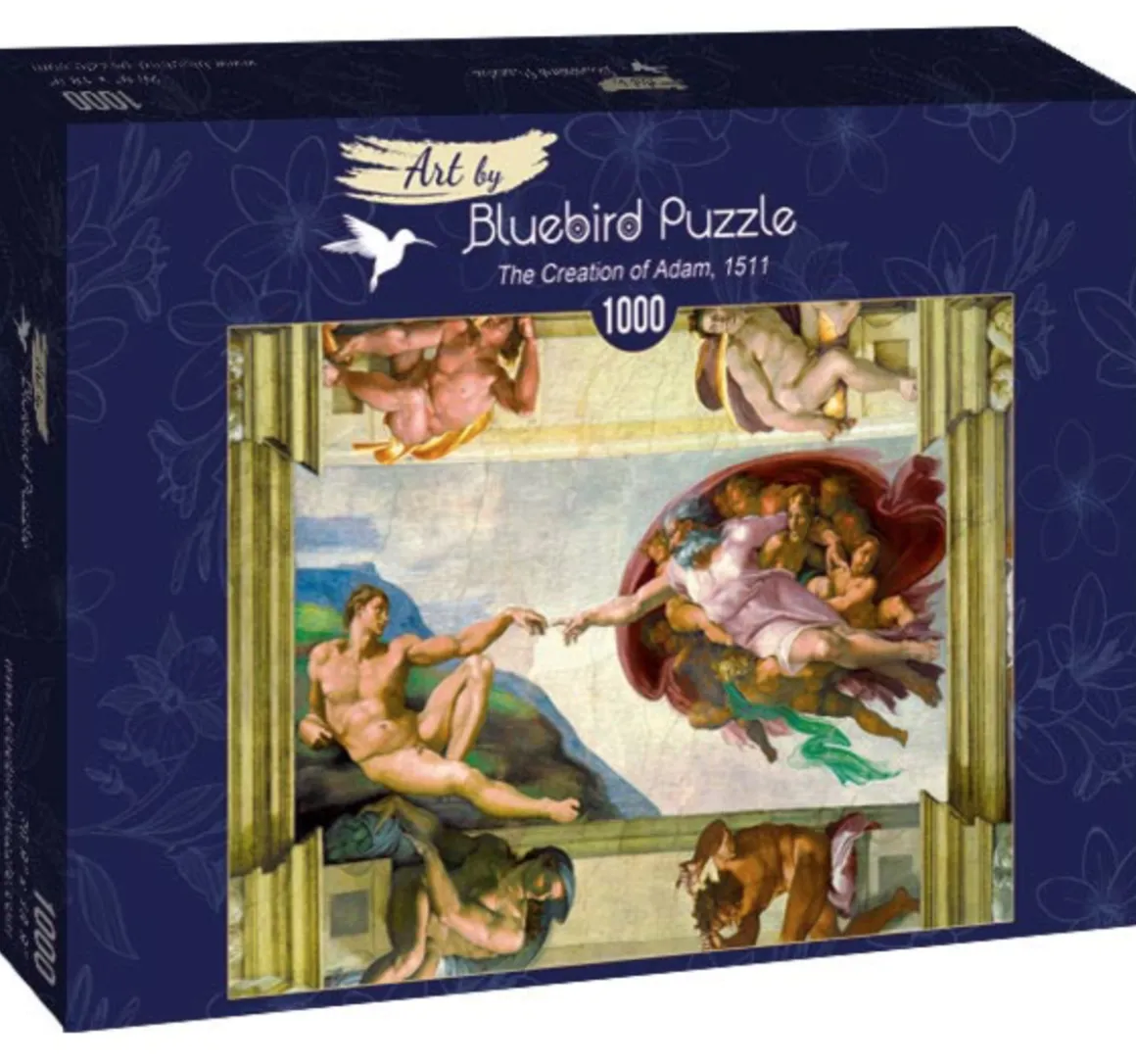 Bluebird Puzzle Michelangelo - De creatie van Adam - 1000 stukjes