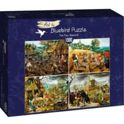 Bluebird Puzzle Pieter Bruegel - De Vier Seizoenen - 1000 stukjes