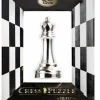 Cast Puzzle Koningin Zilver - Schaakstuk - Cast breinbreker