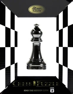Cast Puzzle Loper Zwart - Schaakstuk - breinbreker