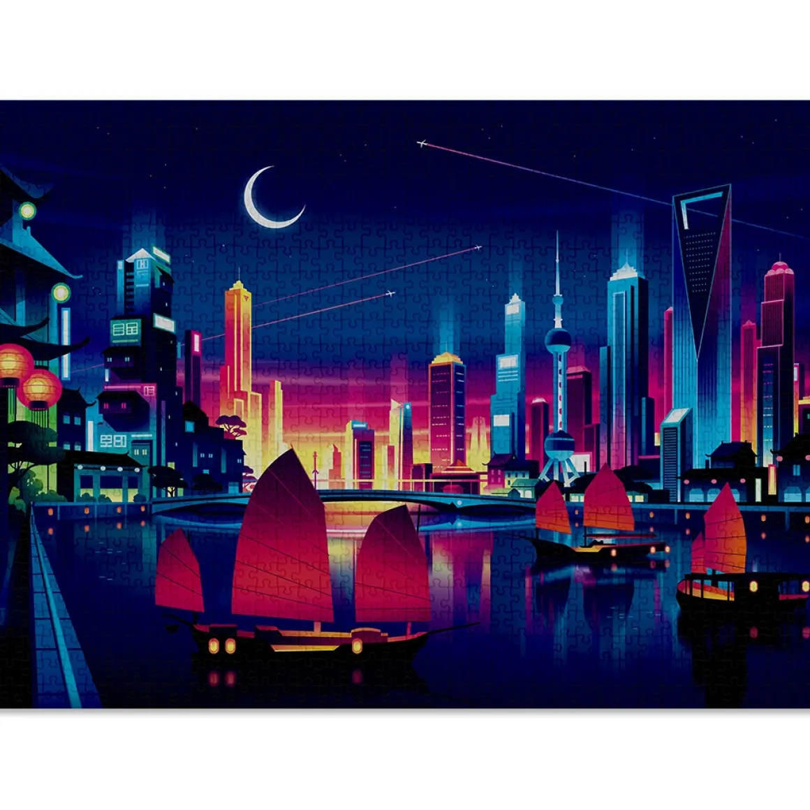 Cloudberries Skyline - puzzel van 1000 stukjes