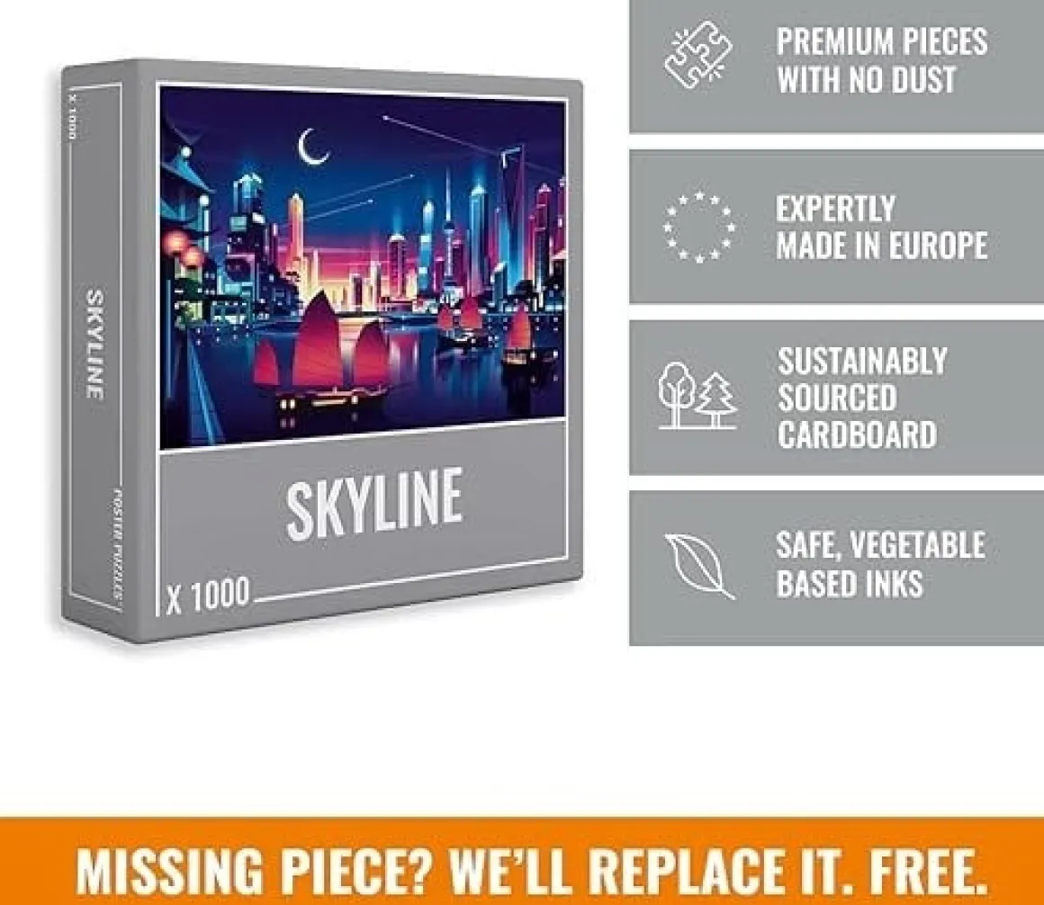 Cloudberries Skyline - puzzel van 1000 stukjes