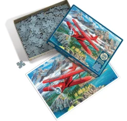 Cobble Hill Beechcraft Stagerwind - puzzel van 500 XL stukjes