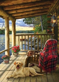 Cobble Hill Cabin Porch - puzzel van 1000 stukjes