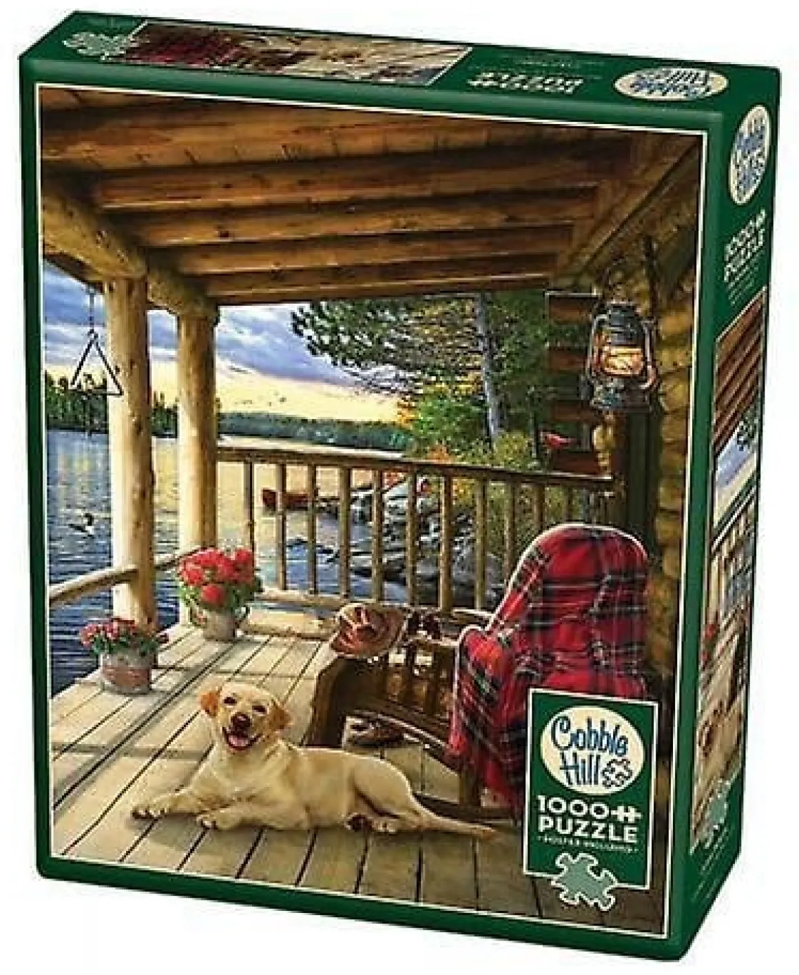 Cobble Hill Cabin Porch - puzzel van 1000 stukjes