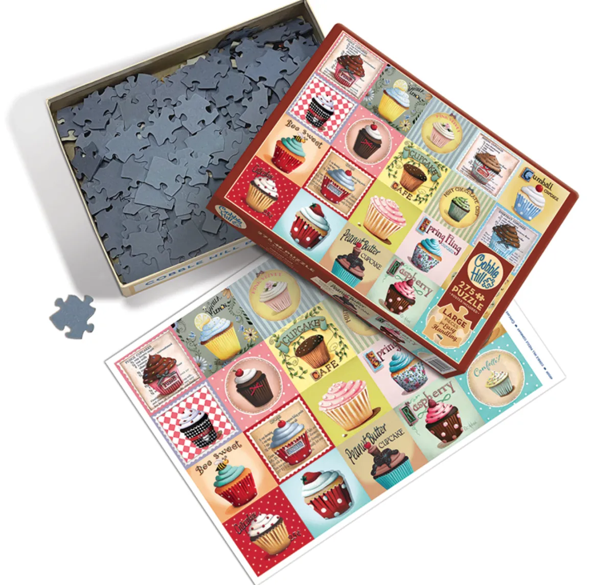 Cobble Hill Cupcake Cafe - puzzel van 275 XXL stukjes