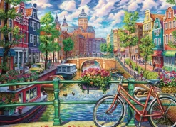 Cobble Hill Gracht in Amsterdam - puzzel van 1000 stukjes