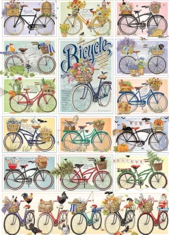 Cobble Hill Kleurrijke fietsen - puzzel van 1000 stukjes