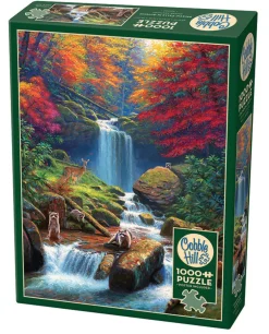Cobble Hill Mystieke watervallen in de herfst - puzzel van 1000 stukjes
