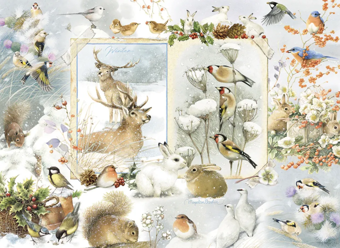 Cobble Hill Natuur dagboek: Winter - puzzel van 1000 stukjes