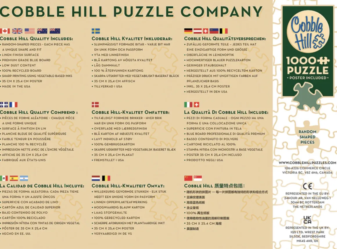 Cobble Hill Natuur dagboek: Zomer - puzzel van 1000 stukjes