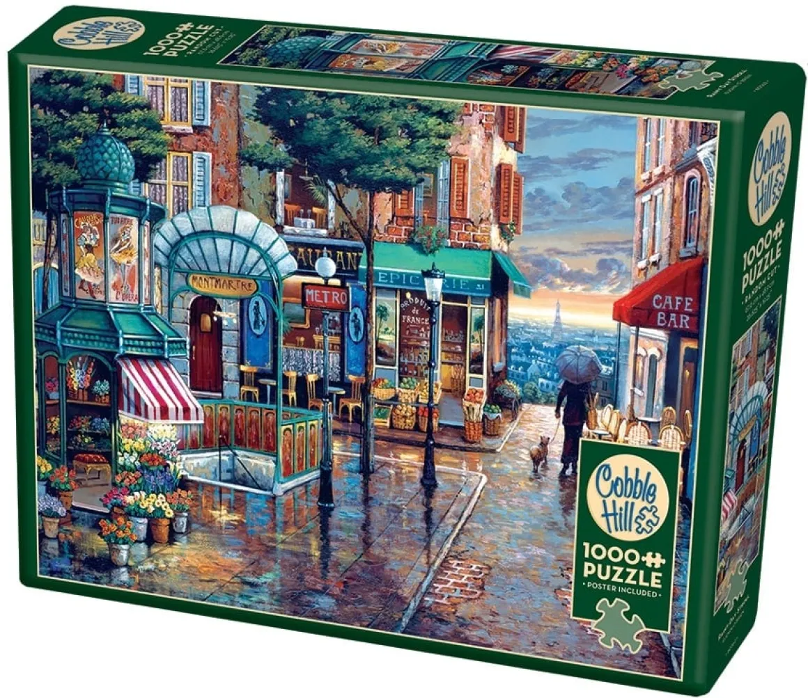 Cobble Hill Regenachtige Wandeling - puzzel van 1000 stukjes