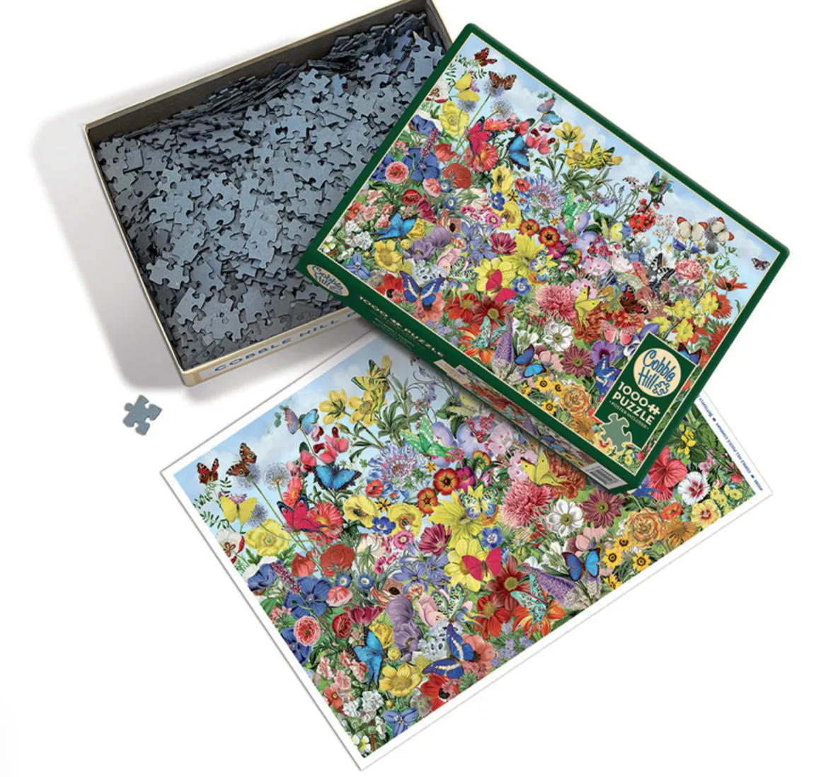 Cobble Hill Regenachtige Wandeling - puzzel van 1000 stukjes
