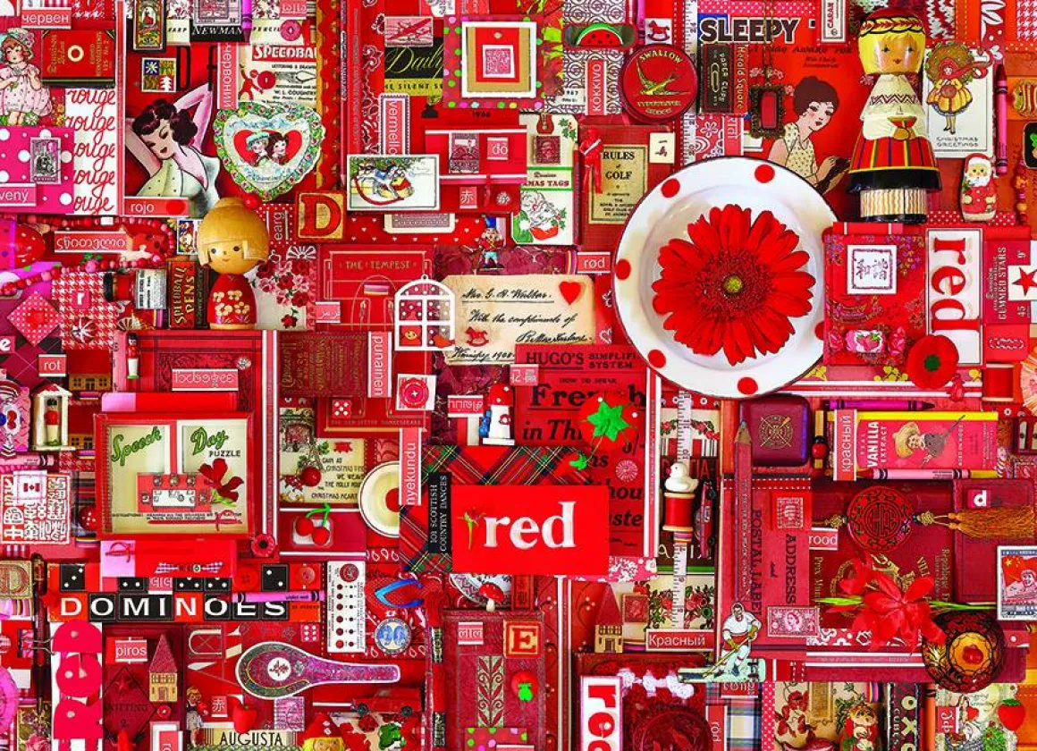 Cobble Hill Rood - puzzel van 1000 stukjes