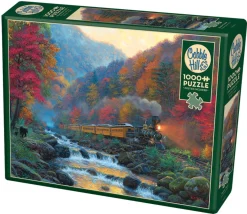 Cobble Hill Smoky Train - puzzel van 1000 stukjes