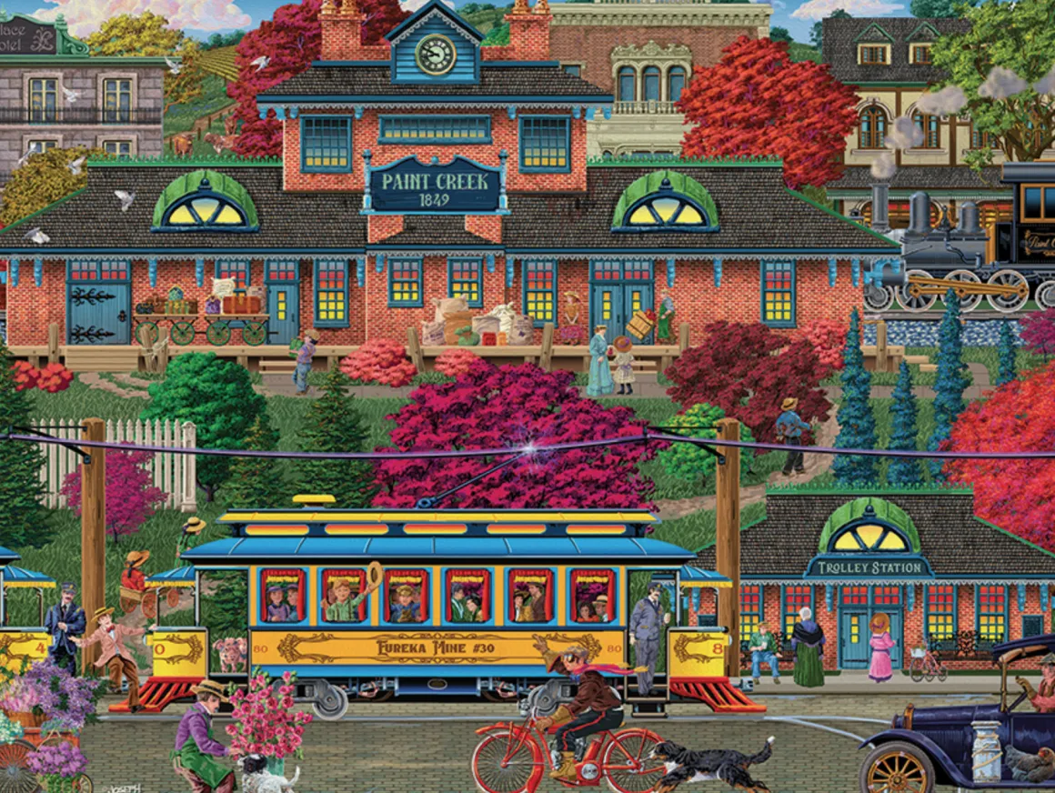 Cobble Hill Trolley Station - puzzel van 275 XXL stukjes