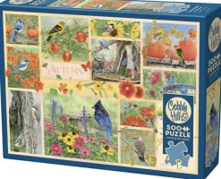 Cobble Hill Tuinvogels in de Herfst - puzzel van 500 XL stukjes