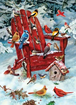 Cobble Hill Vogels in de sneeuw - 1000 stukjes