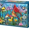 Cobble Hill Vogels op het hek - puzzel van 500 XL stukjes