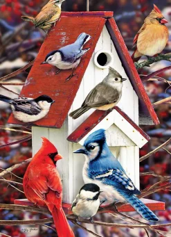 Cobble Hill Winters vogelhuisje - 1000 stukjes