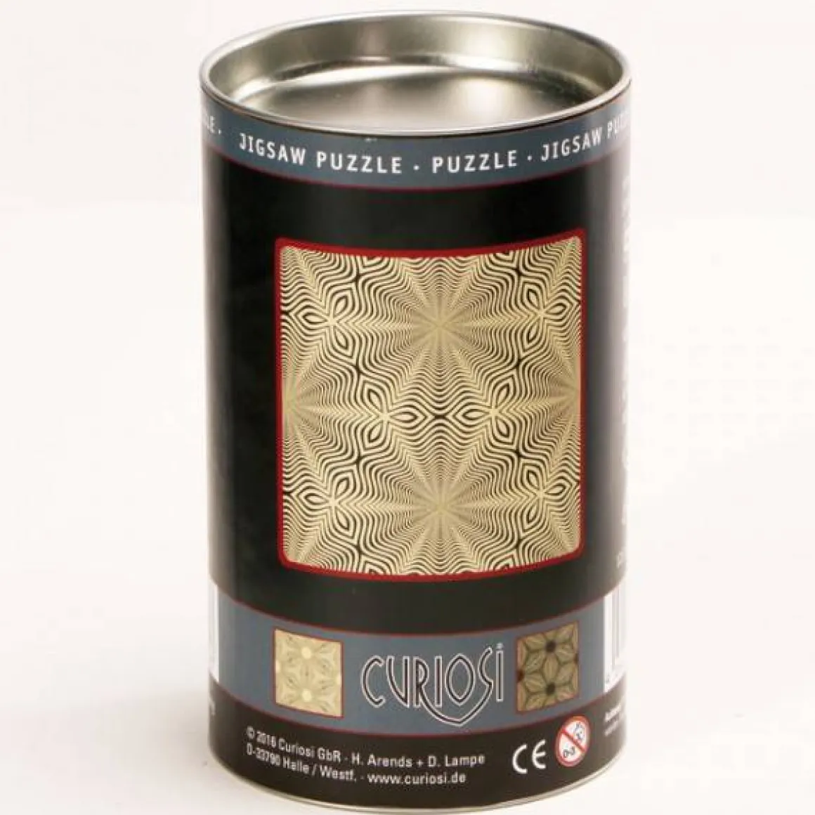 Curiosi Puzzel Double Q-Flower - Dubbelzijdige puzzel in Hout - 123 stukjes