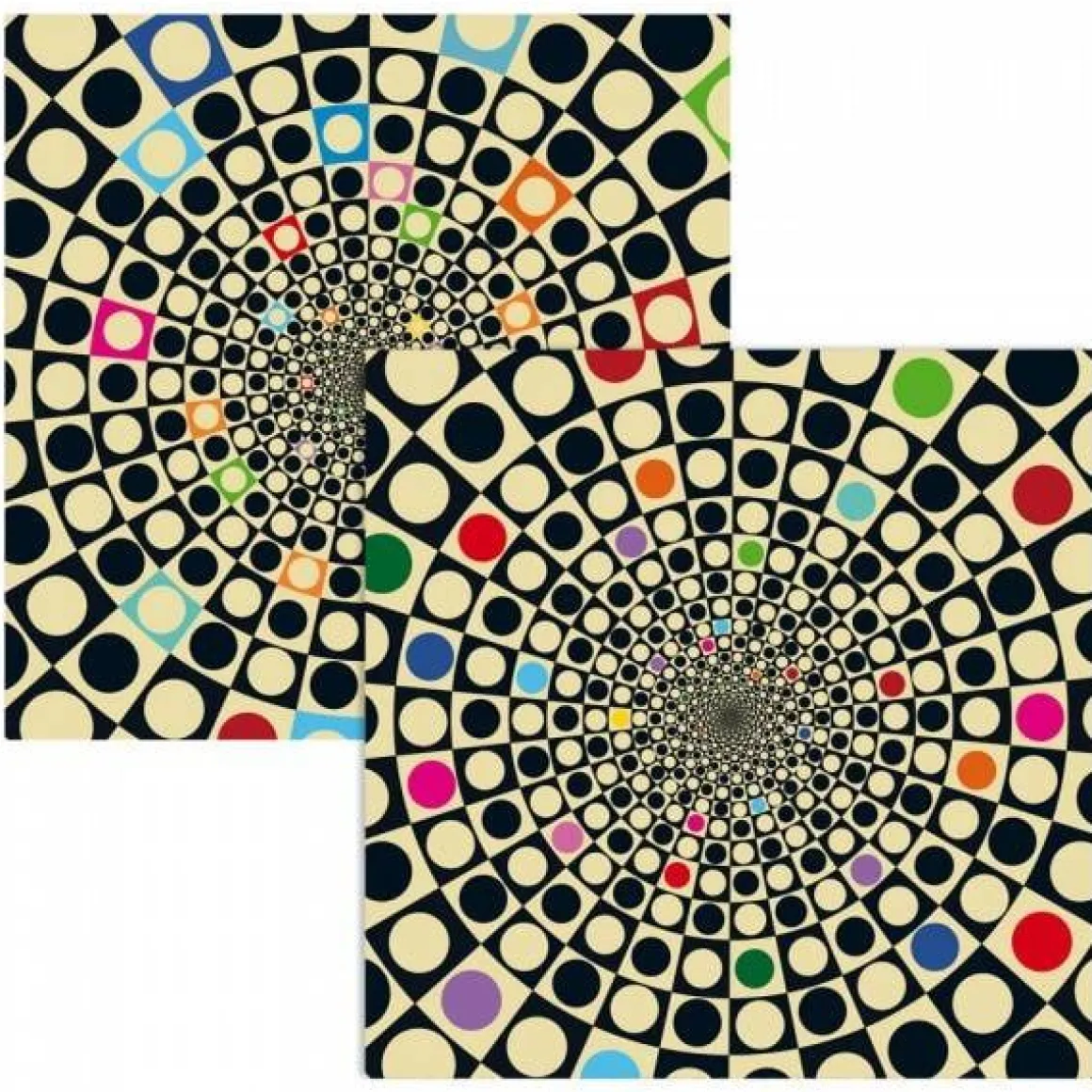 Curiosi Puzzel Double Q-Fun - Dubbelzijdige puzzel in Hout - 123 stukjes