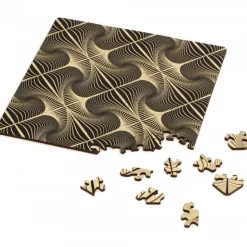 Curiosi Puzzel Double Q-Glitter - Dubbelzijdige puzzel in Hout - 123 stukjes