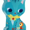 Djeco De kat en haar vriendjes - 24 stukjes