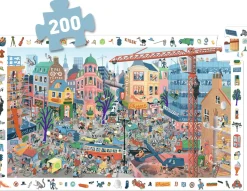 Djeco De stad - Observatie puzzel van 200 stukjes