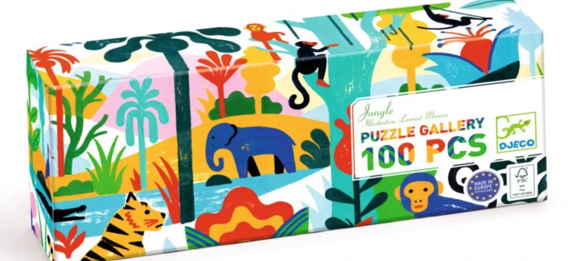 Djeco Jungle - Puzzel van 100 stukjes
