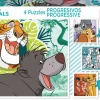 Educa 4 puzzels van de Disney dieren - 12, 16, 20 en 25 stukjes