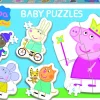 Educa 5 puzzeltjes van Peppa Pig - van 3 tot 5 stukjes