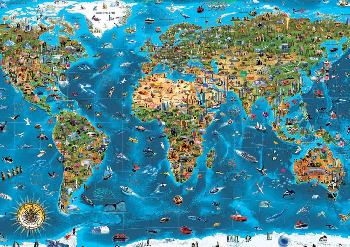 Educa 1000 Wereldwonderen - puzzel 1000 stukjes