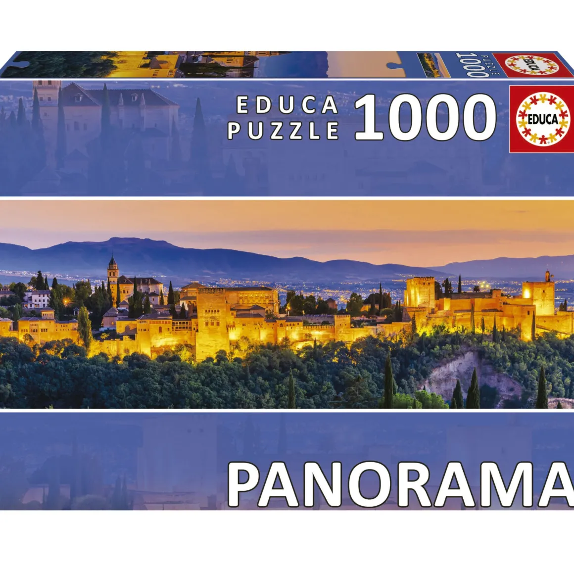 Educa Alhambra, Granada - puzzel 1000 stukjes - Panorama