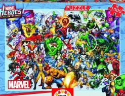 Educa Alle superhelden van Marvel - puzzel van 1000 stukjes