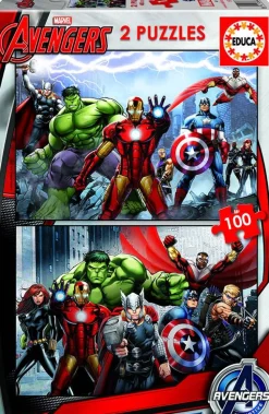 Educa Avengers - 2 puzzels van 100 stukjes