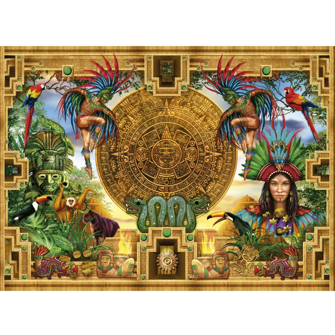 Educa Azteekse Maya verzameling - puzzel van 2000 stukjes