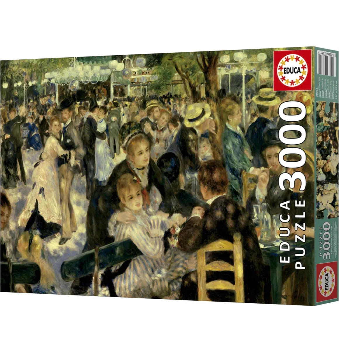 Educa Bal du Moulin De La Galette - puzzel van 3000 stukjes