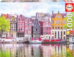 Educa Dansende huizen in Amsterdam - puzzel 1000 stukjes
