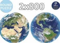 Educa De aarde - 2 Cirkelvormige puzzels - 800 stukjes