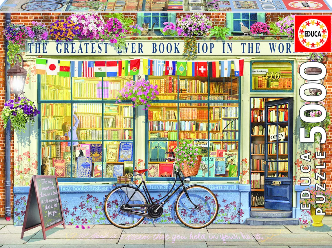 Educa De beste boekhandel ter wereld - puzzel van 5000 stukjes