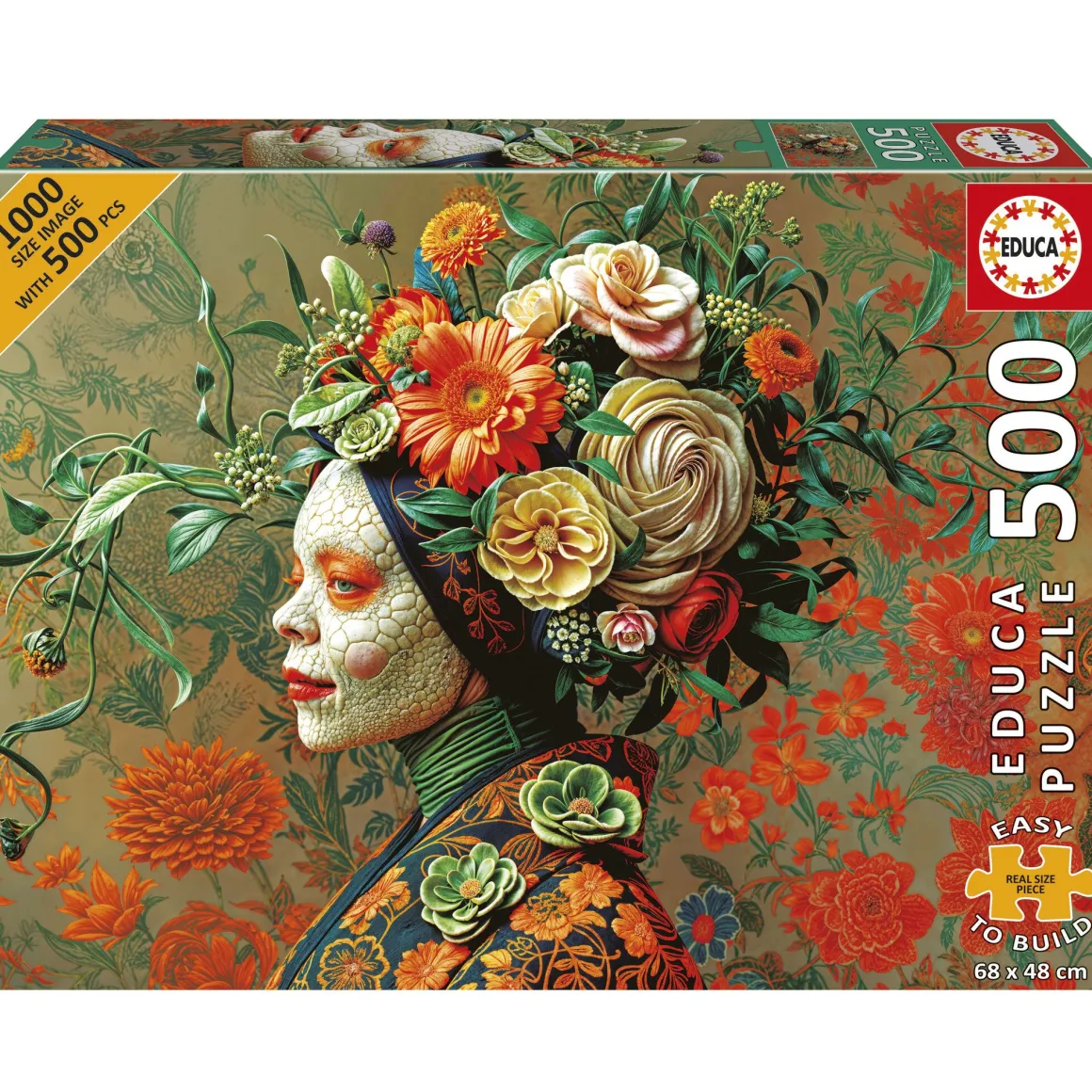 Educa De Hagedis Koningin - legpuzzel van 500 XL stukjes