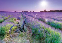 Educa Fiets in Lavendelveld - puzzel 1000 stukjes