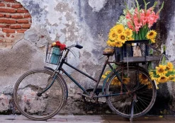 Educa Fiets met bloemen - legpuzzel van 500 stukjes