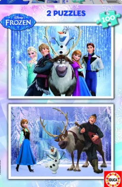 Educa Frozen - 2 puzzels van 100 stukjes