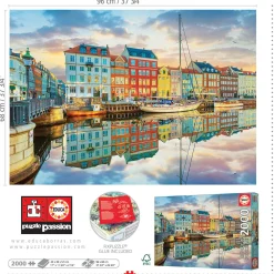 Educa Haven van Kopenhagen - puzzel van 2000 stukjes
