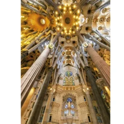 Educa Interieur van de Sagrada Familia - puzzel 1000 stukjes
