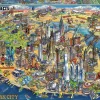 Educa Kaart van New York - legpuzzel van 500 stukjes